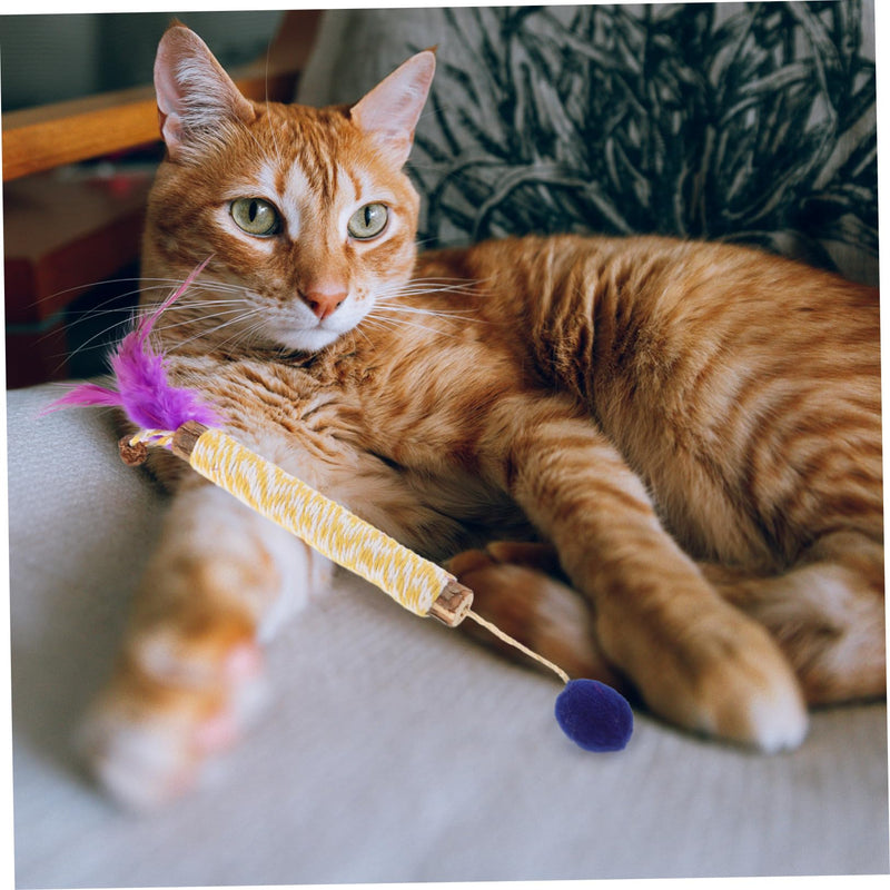 Kichvoe 2 pcs Cat Toy Silver Wine Chew Toy made from Actinidia Polygama for Indoor Cats, Chew Toy for Dental Care, Small Indoor