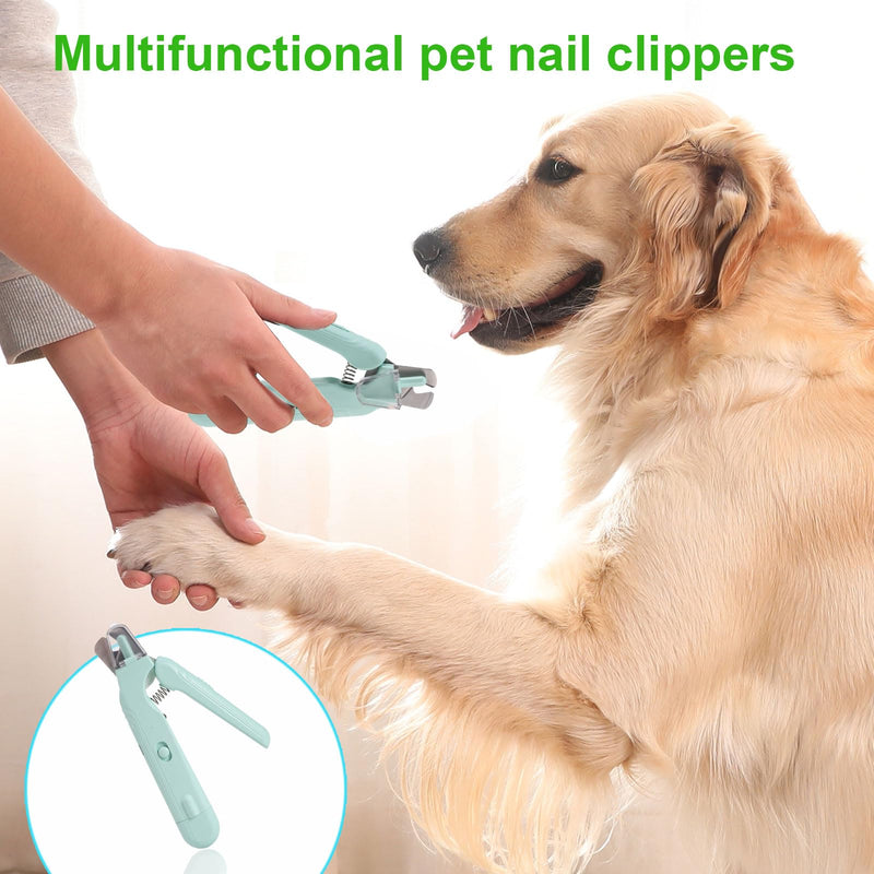 Pet Nail Clippers Dogs & Cats – Illuminates The Nail and Quick for Safe, Easy Trimming. Extra-Sharp Blades for Thick Nails, with Quick-Sensing tech to Prevent overcutting - PawsPlanet Australia