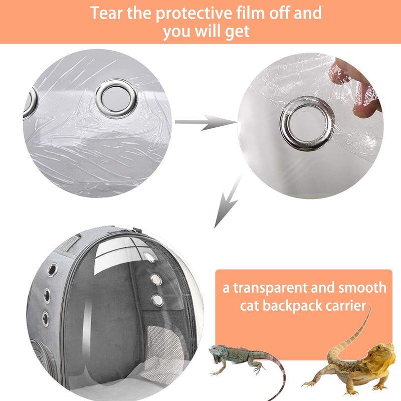 Bearded Dragon Carrier with Harness and Leash Set Large Small Animal Carrier Backpack Bubble Window Portable Small Pet Carrier for Reptile Lizard Rabbit Bird Guinea Pig Cat Travel Walking Bearded Dragon Carrier - PawsPlanet Australia
