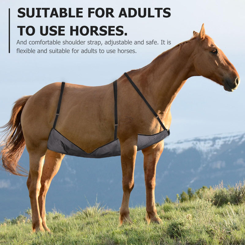 Totority Comfort Mesh Horsefly Sheet Flight Mesh net Horse Abdomen Protective Cover Apron Equestrian Supplies Adjustable Protective Cover Aquarium Bottom Grid Magna Guard for Horses Grille Breathable - PawsPlanet Australia