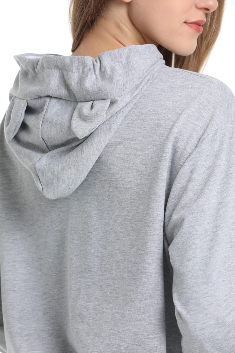 LINYUCHEN Cat Dog Pouch Hoodie Large Pet Pouch Sweatshirt Puppy Kitten Holder Carrier Pullover Shirt Unisex Hoodies 4X-Large Light Grey - PawsPlanet Australia