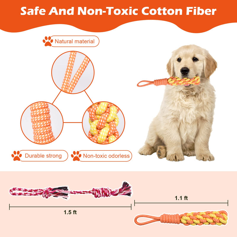 KATOLK Door Anchor Dog Hanging Bungee Tug Toy for Pull Rope and Tug of War, Indoor and Outdoor Pull Interactive Toy, Durable Retractable Tugger Dog Rope Toy with 2 Chew Rope Toys for Dogs and Cats - PawsPlanet Australia