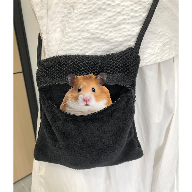 2 Pics Sugar Glider Pouch and 2 Pics Hamster Leash Small Animal Carry Pouch with Adjustable – Cozy & Portable Habitat for Small Pets (Hamsters, Rat, Marmosets, Squirrels) - PawsPlanet Australia