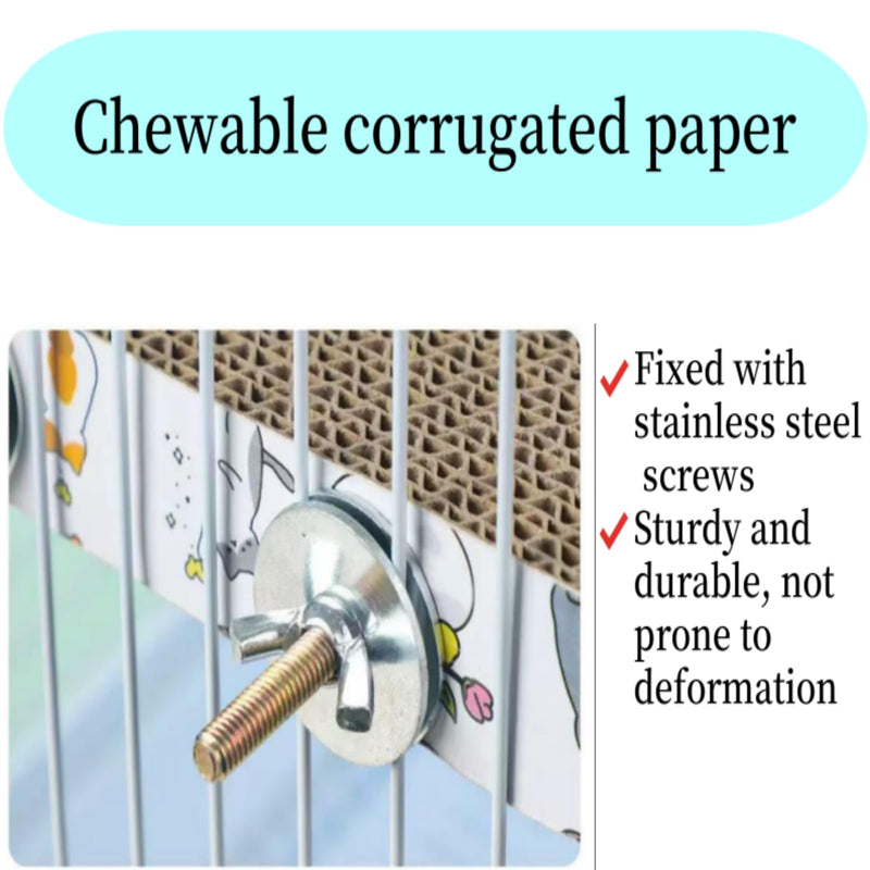 2PCS Bird Toys for Cage - Shredding & Foraging Platform Perch Stand, Safe Cardboard Chew Toys for Parakeets, Cockatiels, Conures, Parrots | Cage Attachment | Bird Cage Accessories - PawsPlanet Australia
