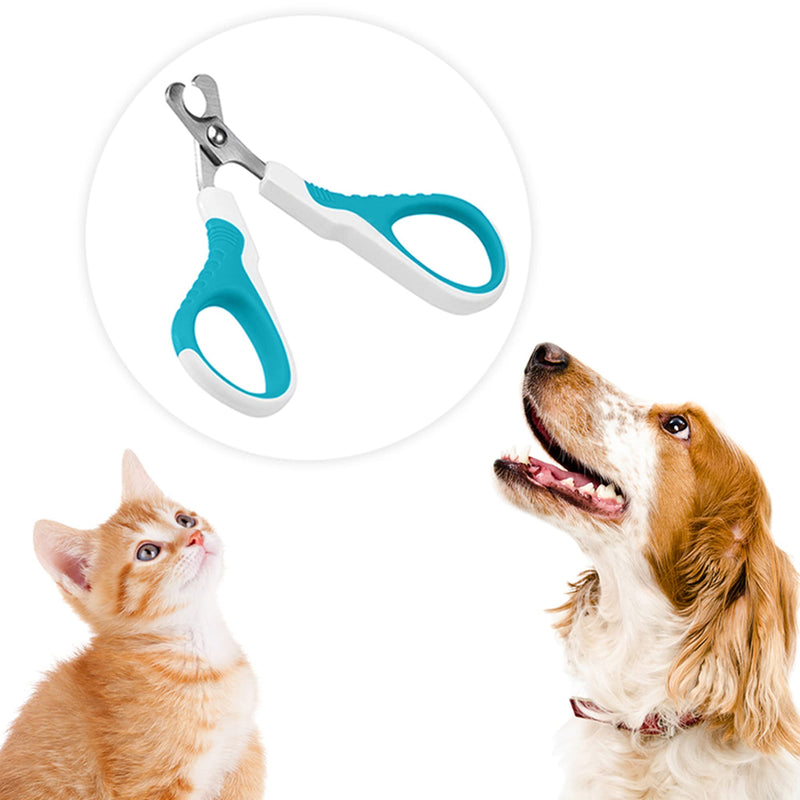 SunGrow Dog Nail Trimmer for Small and Medium Dogs, Cat Nail Claw Clipper, Non-Slip Handle, Professional Paw Grooming and Nail Care, Stainless Steel Blade - PawsPlanet Australia