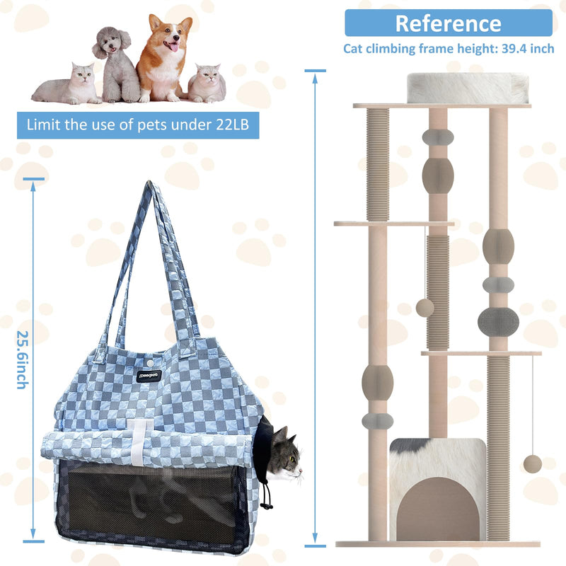 Dog Sling Carrier Pet Sling Carrier for Small Dog & Cats, Puppy Sling with Pockets, Classic Breathable Design for Travel, Camping & Outdoo,Maximum Load Capacity of 22 Pounds. - PawsPlanet Australia