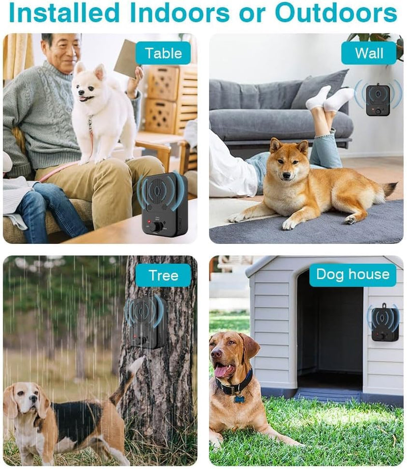 Anti Barking Control Devices for Dogs,Ultrasonic Dog Barking Deterrent Devices Rechargeable,3 Modes of Dog Anti Barking Devices Suitable for Large, Medium, and Small Dogs 1 Pack - PawsPlanet Australia