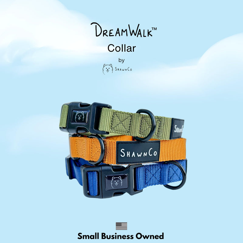 ShawnCo Dream Walk Dog Collar- Premium, Adjustable and Comfortable Pet Collar for Small, Medium, Large and Extra Large Dogs (L, ICY Lilac) L - PawsPlanet Australia