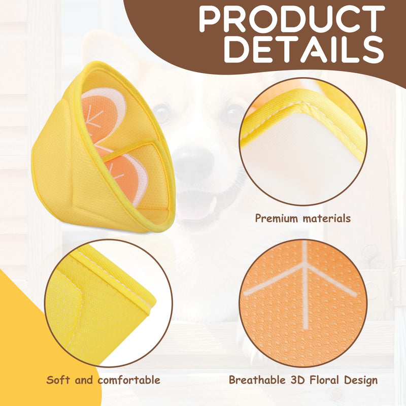 Elizabethan Collar Dog Cat Soft Adjustable, Breathable Cone Collar for Dogs, Cat Dog Collar for Dogs After Surgery, Suitable for Pets Neck Girth 27-36 cm