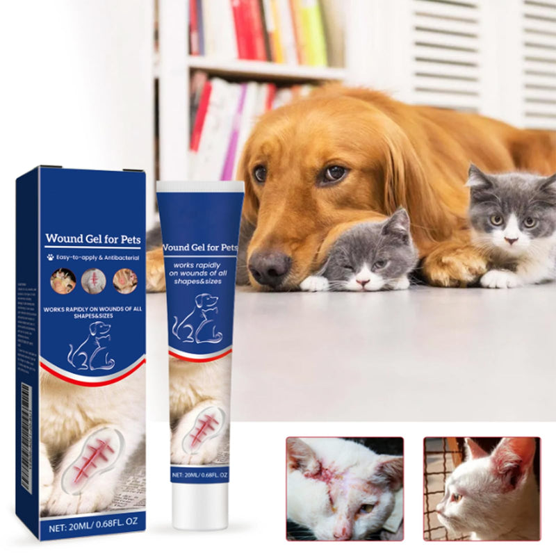 Wound Ointment for Dogs, Cleaning and Care of Wound Areas, Wound Care for Dogs, Cats and Other Pets 20 g