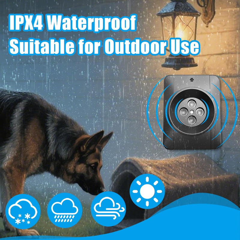 Anti-Barking Deterrent for Dogs, 3 Modes Bark Deterrent Device, Indoor & Outdoor Bark Silencer Box, Rechargeable Stop Barking Aid, Safe for Small, Medium & Large Breeds, Long Range & Waterproof - PawsPlanet Australia
