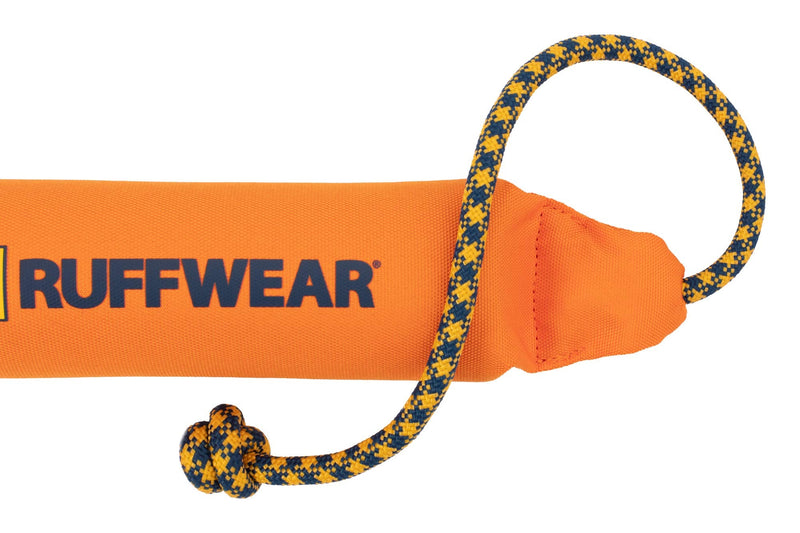 Ruffwear, Lunker Durable Floating Toy for Dogs, Campfire Orange, Medium