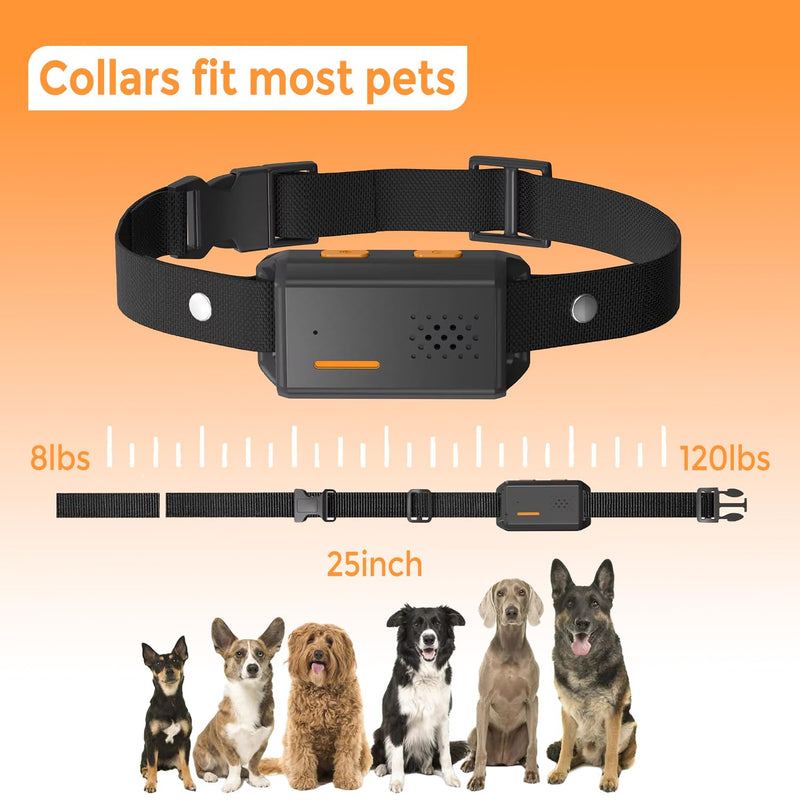 RuffStyle Dog Training Collar – Shock & No Shock Options, Manual Remote + Automatic Mode, Adjustable for Small, Medium & Large Dogs - PawsPlanet Australia