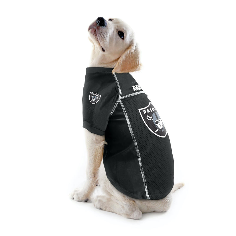 Littlearth NFL Unisex NFL Basic Pet Jersey Las Vegas Raiders L (Neck: 14", Girth: 20"-25", Back: 15") Team Color