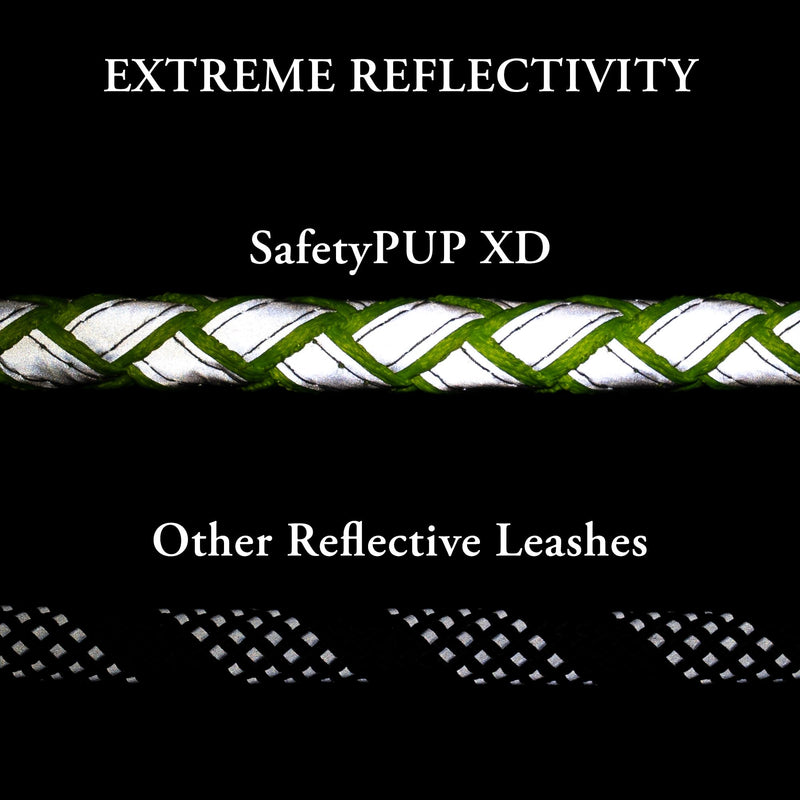 Reflective Dog Leash. Heavy Duty, Durable Leash for Large and Medium Breeds. 6 Ft Long Rope, Tangle Free Braided Leash with Comfortable Handle - PawsPlanet Australia