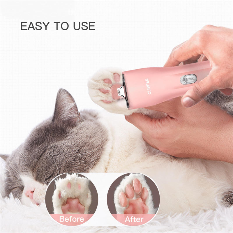 2 in 1 Prowerful Home Professional Dog Grooming Kit Clipper Low Noise USB Rechargeable Gifts for Dog Cat Pink,MTS006 Mts006-pro-pink - PawsPlanet Australia