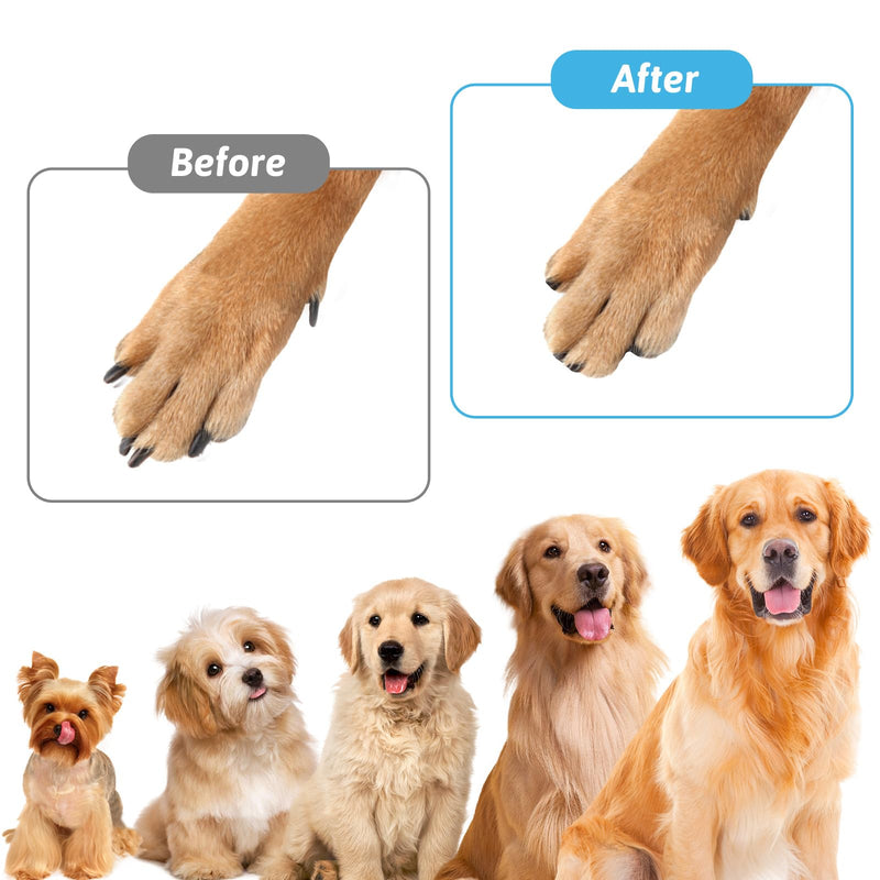 Dog Nail File with 6Pcs Replaceable Filing Disc, Dog Scratch Board for Safe and Easy Nail Care, Dogs Nails Scratch Board Ensures Smooth and Healthy Nails for Dogs and Cats