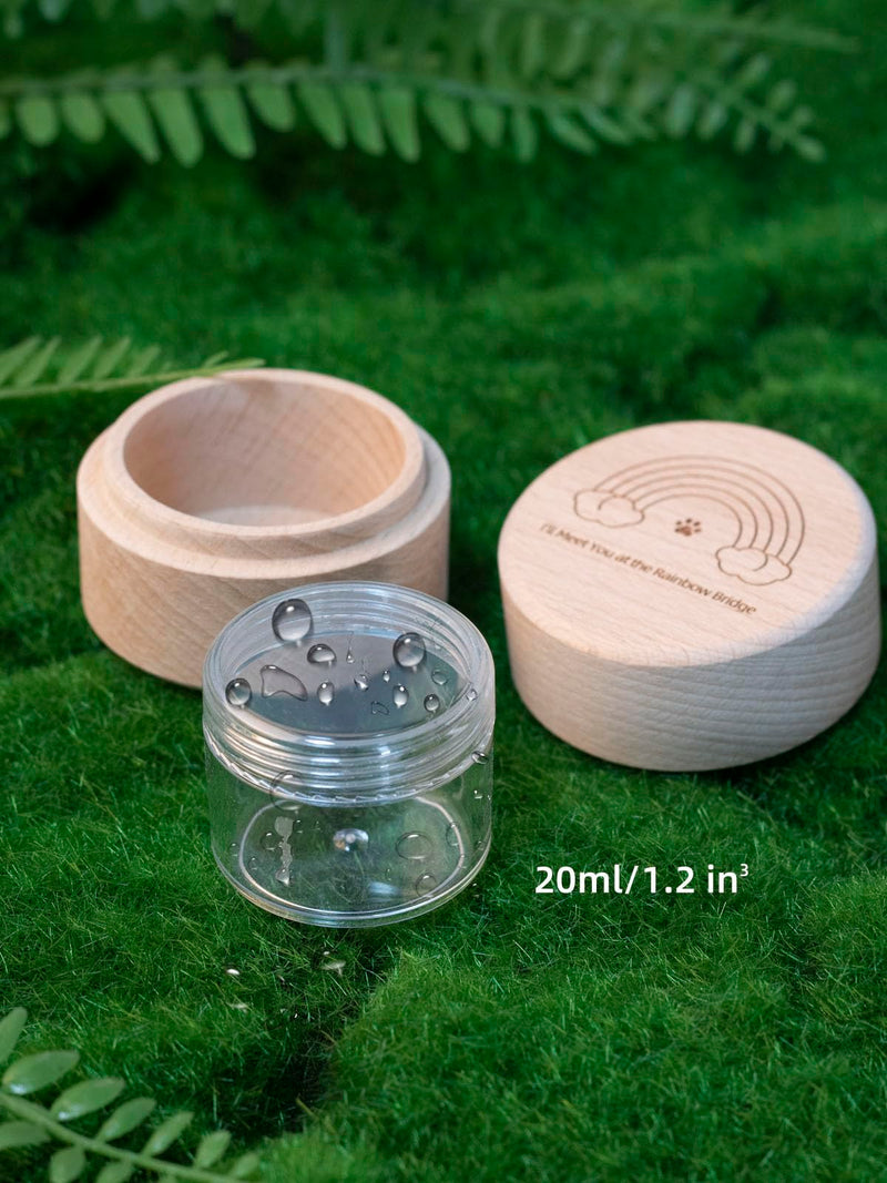 Small Pet Urns for Dog Ashes, Mini Cremation Urn for Pet Ashes, Pet Hair Keepsake Box, Tiny Urn for Dog or Cats Ashes, Small Urn for Ashes, Rainbow Bridge Dog or Cat Memorial Gifts - PawsPlanet Australia