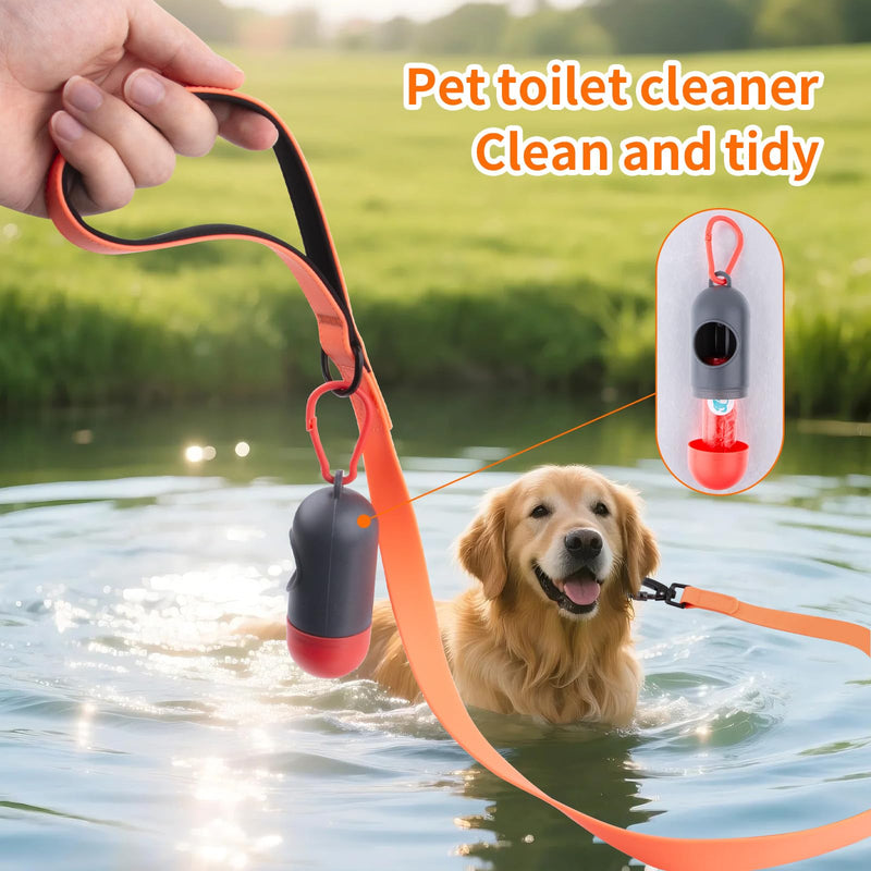 Waterproof Long Dog Leash,16ft Dog Training Leash for Outside Large Medium Small Dogs Outside Walking, Playing, Padded Handle for Recall Training,Hiking, SwimmingCamping, or Yard(Orange) - PawsPlanet Australia