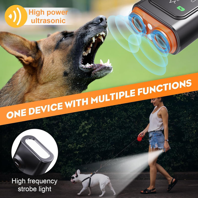 BarkGuard Pro, 2025 New BarkGuard Anti Barking Device Dog Bark Deterrent Devices with Hd Display and LED Flashlight, Anti-bark Device That Trains Your Dog Not to Bark Safe for Dogs (1) - PawsPlanet Australia