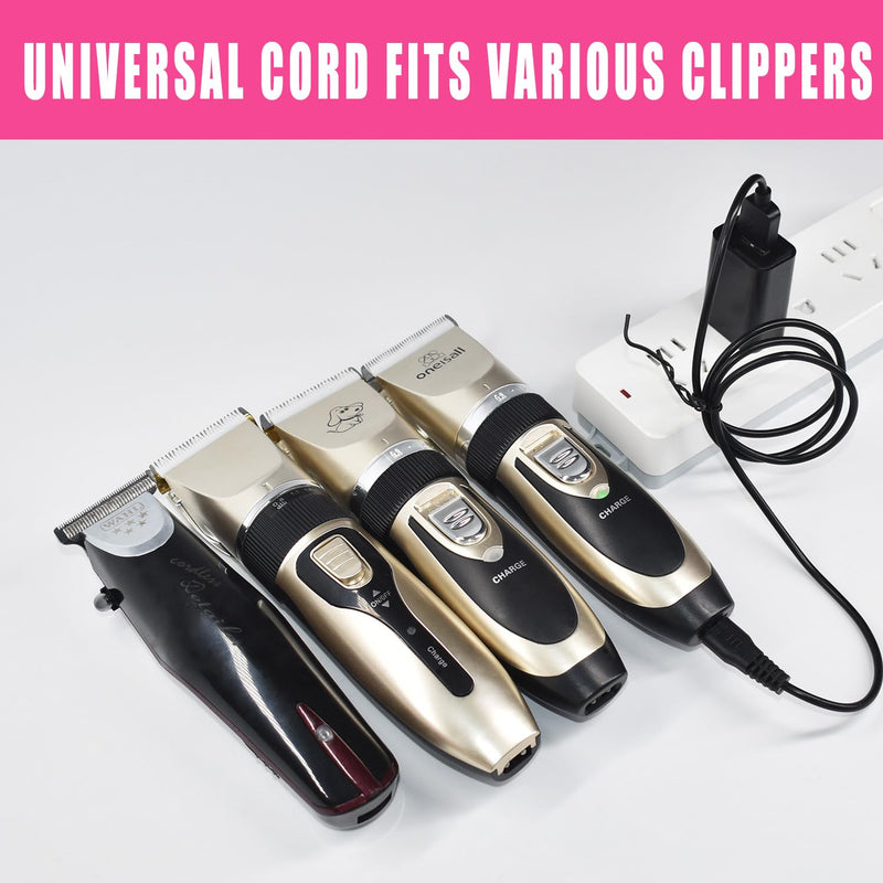 Universal Hair Clipper Charger Cord, Replacement Charger for Various Electric Hair Clipper, Shavers, Razors,Trimmer, Pet Clipper-Fit SUPRENT Clippers,Fit Ceenwes Trimmer,fit oneisall Dog Clippers etc Universal fit for - PawsPlanet Australia