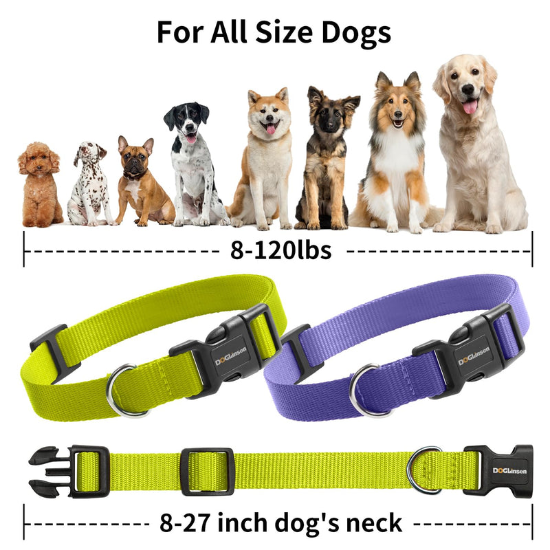 Replacement Collar Strap,E Collar Replacement Strap, 3/4 Inch Replacement Collar for All Vibrating and Anti Bark Training Shock Collars - Durable & Adjustable - Green & Purple - PawsPlanet Australia