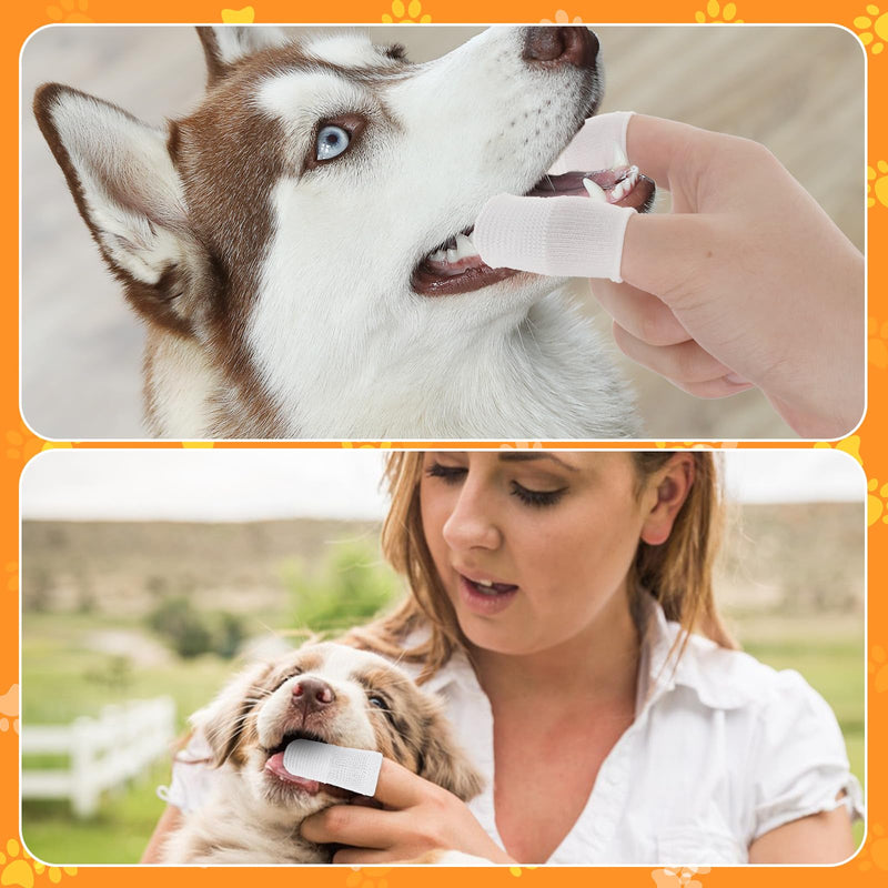 Pack of 30 Dog Toothbrush, 360º Dog Toothbrush, Finger Toothbrush, Dog Pet Toothbrush, Teeth Cleaning, Pet Toothbrush, Pet Finger Toothbrush for Dogs, Puppies, Cats