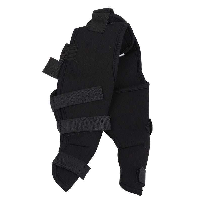 Zerodis Canine Hind Hock Wraps, Dog Braces Dog Legs Protector for Dog(HJ25 Rear Double Leggings Black, XS)