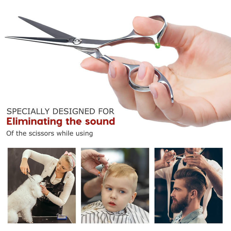 Silicone Grooming Scissors Silencers Replacement: Portable Grooming Scissor Bumpers 10pcs Silencer Parts (Random Color) - PawsPlanet Australia