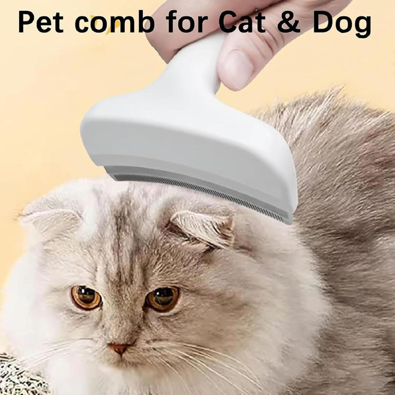 V-Tooth Deshedding Comb, Doggo Comfy Pet Comb Pro, Dog & Cat Grooming Brush for Shedding, Tight V-Shaped Teeth Deshedding Tool (Blue S) - PawsPlanet Australia