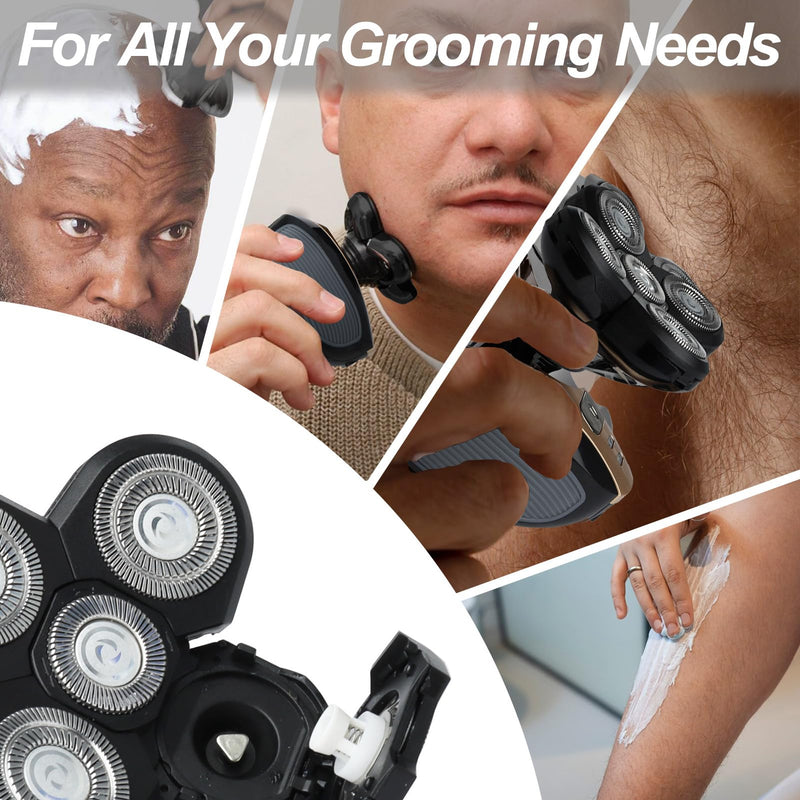 Pro 5 Replacement Blades for Freebirds Flexing Series Bald Head Shavers, Blades Refills with Precision and Comfort Shave(Pack of 3) 1 Count (Pack of 3) - PawsPlanet Australia