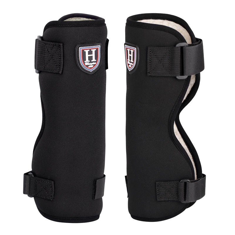 Harrison Howard Horse Stall Sore Boots, Leg Protection for Fetlock & Pastern, Fleece Lined Boots for Wound Care, Pair