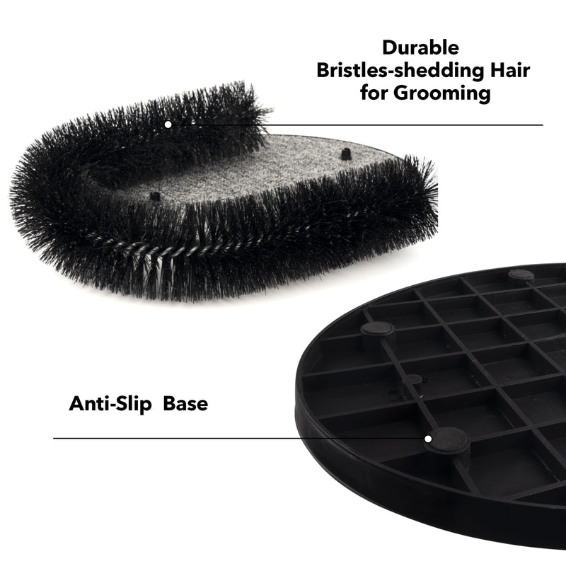 PetPrime Cat Arch Groomer Self Grooming Cat Back Scratcher Cat Brush Arch Massager Self Groomer Cat Brush Self Cleaning Cat Scratcher Brush Upgraded Version with Interactive Butterfly for Indoor Cats Upgraded Version - Cat Self Groomer with Butterfly - PawsPlanet Australia