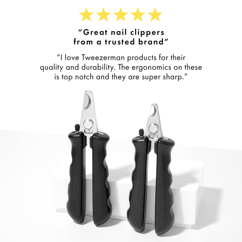Tweezerman Small Nail Clippers for Dogs & Cats, Manual Professional Dog & Cat Nail Trimmer with Ergonomic Handle - PawsPlanet Australia