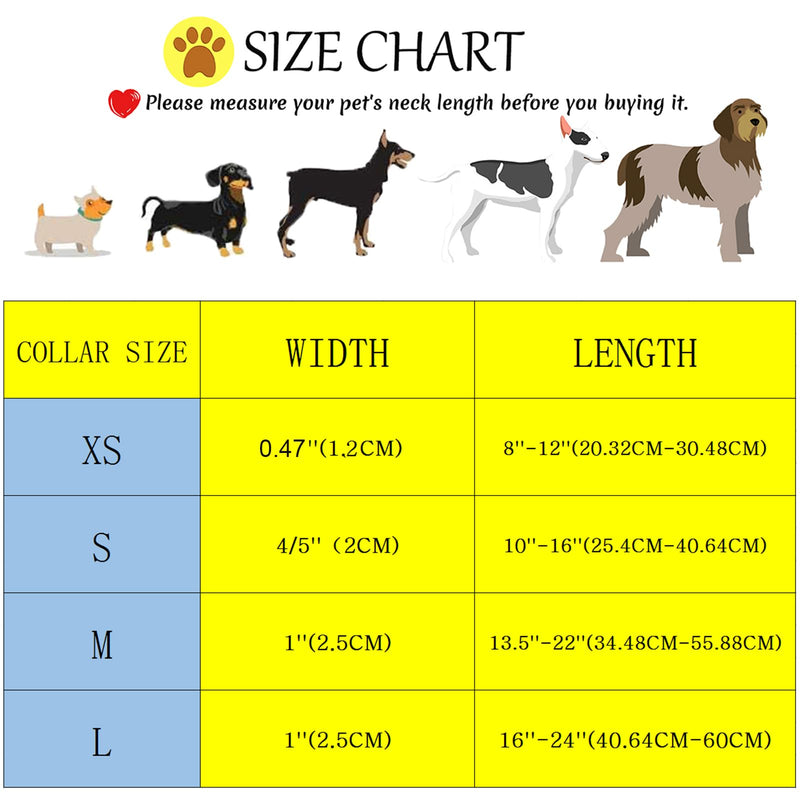 Elegant little tail Fall Dog Collar, Plaid Puppy Collars Fall Yellow Male Cute Puppy Adjustable Cotton Pet Collar with Quick Release Buckle for Small Medium Large Dogs Small (Pack of 1) - PawsPlanet Australia