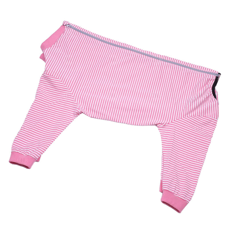 Yeapeeto Dog Onesie Surgery Recovery Suit for Large Medium Bodysuit Dogs Pajamas PJS Full Body for Shedding, Prevent Licking, Wound Protection, Cone Alternative (4X-Large (Pack of 1), Pink) 4X-Large (Pack of 1) - PawsPlanet Australia