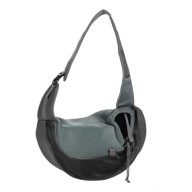 Dog Sling Carrier Hand-Free Puppy Carrier Purse Breathable Mesh Pet Chest Bag Adjustable Outing Pet Travel Sling Bag for Small Dogs Cats Rabbits(Under 10 lbs) Black - PawsPlanet Australia