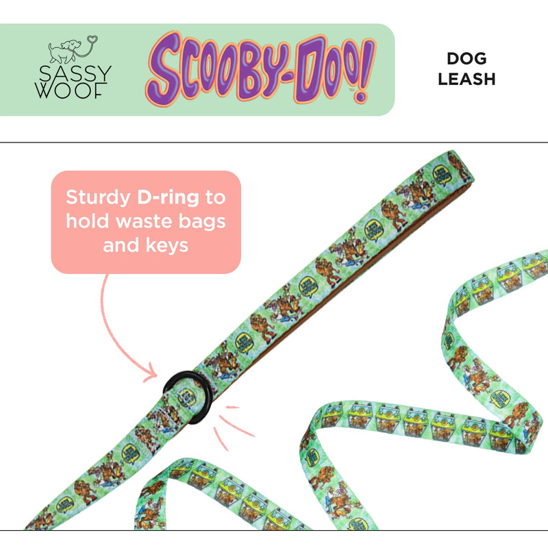 Sassy Woof Scooby-Doo™ Dog Leash 60-Inch with Neoprene Padded Handle - Comfortable, Durable, and Stylish for Small to Large Dogs - Officially Licensed - PawsPlanet Australia