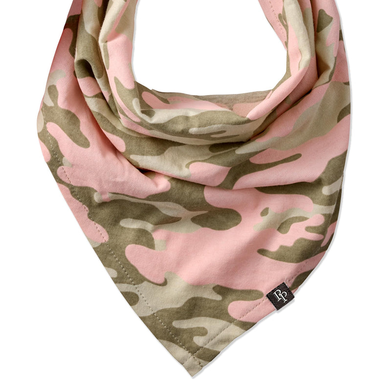 Bandit - THE PET Bandana 100% Organic Cotton Pet Bandanas Clothes for Small, Medium, Large Dogs, 3-Pack Pink Camo, Medium/X-Large - PawsPlanet Australia
