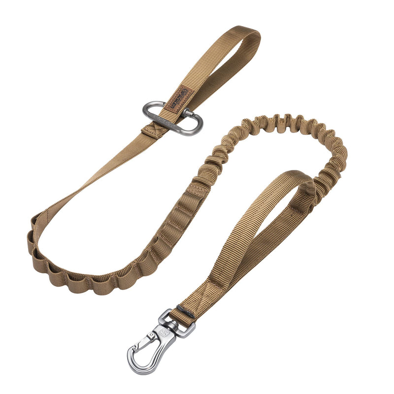 L Size Tactical Dog Collar Nylon Adjustable Military Collar Tactical Bungee Dog Leash Military Adjustable Leash - PawsPlanet Australia