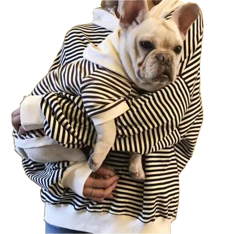 Dog Hoodies for Small Medium Large Dogs,Matching Dog and Owner Clothes Separately Sold, Striped Dog Shirts,Boy Girl Cat Dog Birthday Christmas Outfits (for Owners, Small - Bust 40.1") Small - Bust 40.1" For Owners - PawsPlanet Australia