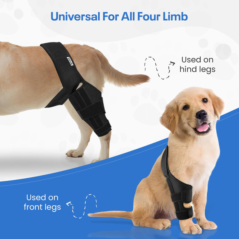 Premium Dog Knee Brace for Torn ACL/CCL - Large Universal Brace for Hind Leg Support and Hip Dysplasia - Durable Dog Leg Braces for All Four Legs Neoprene Dog Knee Brace - PawsPlanet Australia