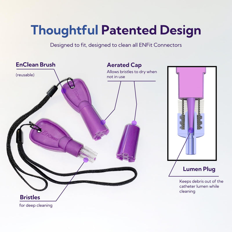 EnClean ENFit Cleaning Brush for Feeding Tubes and Extension Sets - PawsPlanet Australia