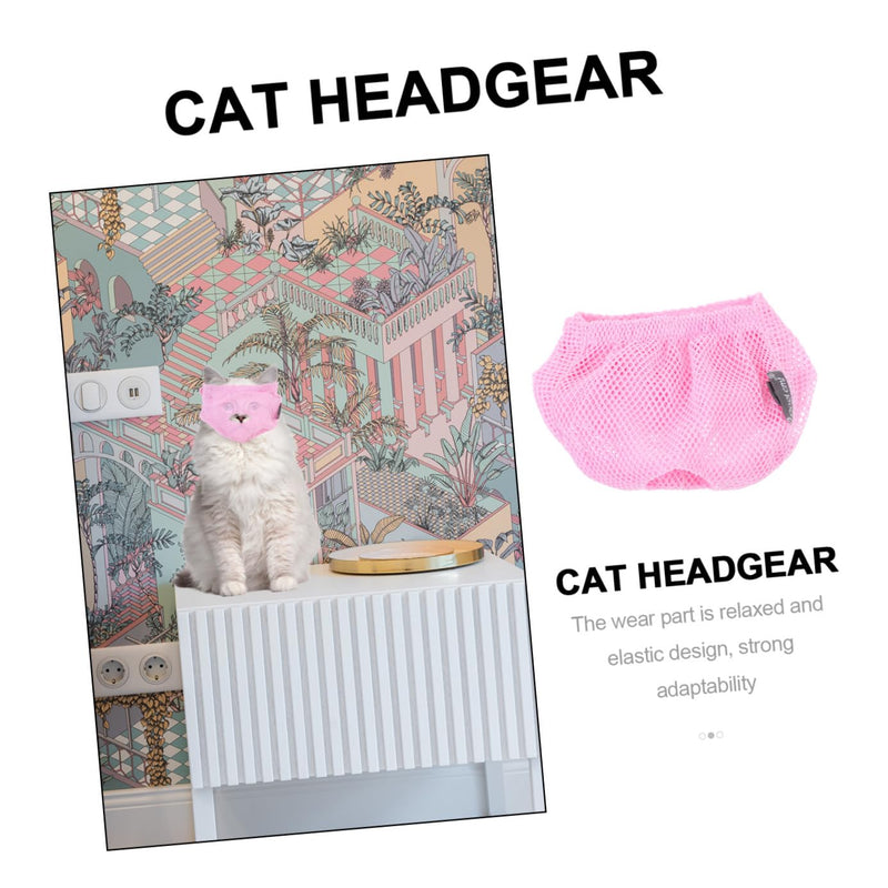 DOITOOL Breathable Polyester Cat Muzzle, Anti-Bite and Bite Protection, Adjustable for Cats and Kittens during Injections and Vet Visits