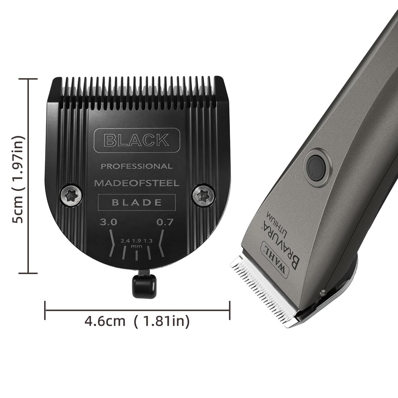 5-in-1 Ceramic Adjustable Dog Grooming Replacement Blades Compatible with Wahl Animal Clippers: Arco, Bravura, Chromado, Creativa, Figura, Motion 5-in-1 Ceramic
