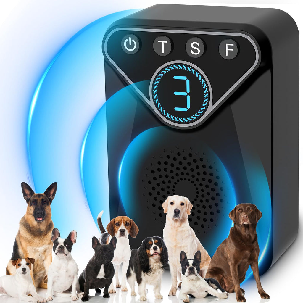 1500 mAh Rechargeable Anti Barking Device for Dogs Indoor Up to 50 Ft Range, Dog Bark Deterrent Devices Dog Training & Behavior Aids, 9 Modes Bark Box Dog Barking Control Devices Safe for Humans, Dogs - PawsPlanet Australia