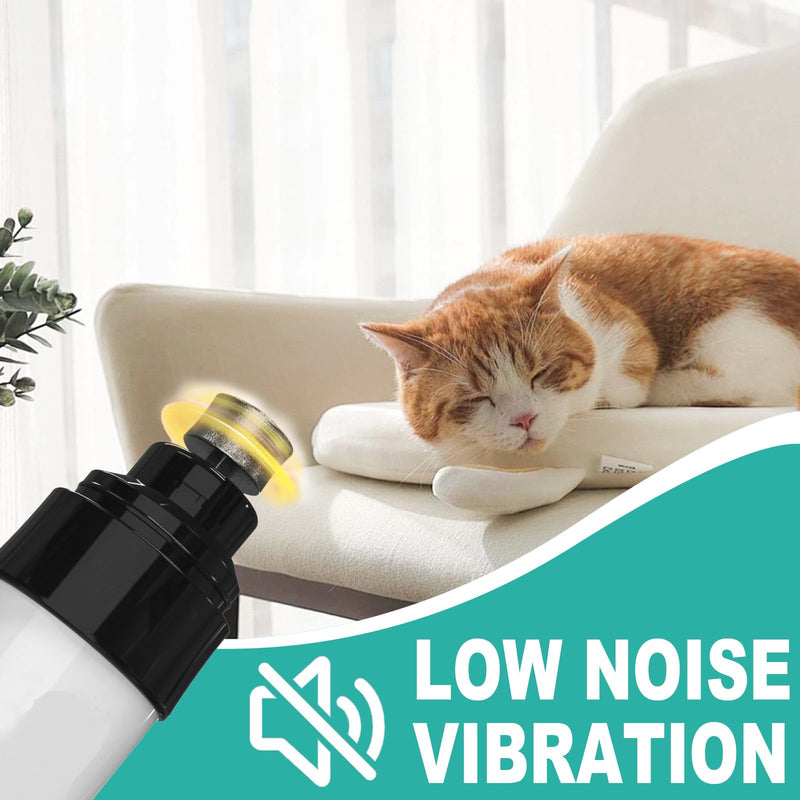 Electric Dog Nail Grinders Silent Groom, Quiet Bass Dog Claw Grinder Pro