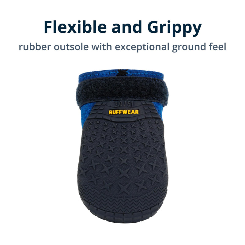 Ruffwear, Hi & Light Dog Shoes, Featherlight Paw Protection with Enhanced Ground Feel & Agile Performance for Fast Adventures, Blue Pool, 3.00" 3.00 in (2 Boots)