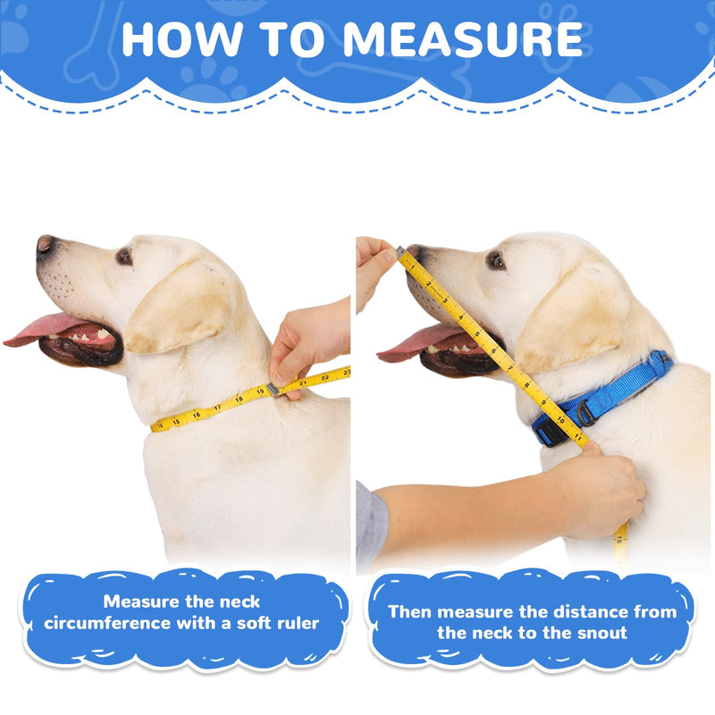 Soft Dog Cone Collar after Surgery, Transparent Dogs Neck Cone, Recovery Collar for Dogs Prevent Licking, Adjustable Medical Collars for Small Medium Large Dog, Elizabethan Collars (Blue, Size 6) Blue/Green Size 6(Neck: 17.9"- 20.1")