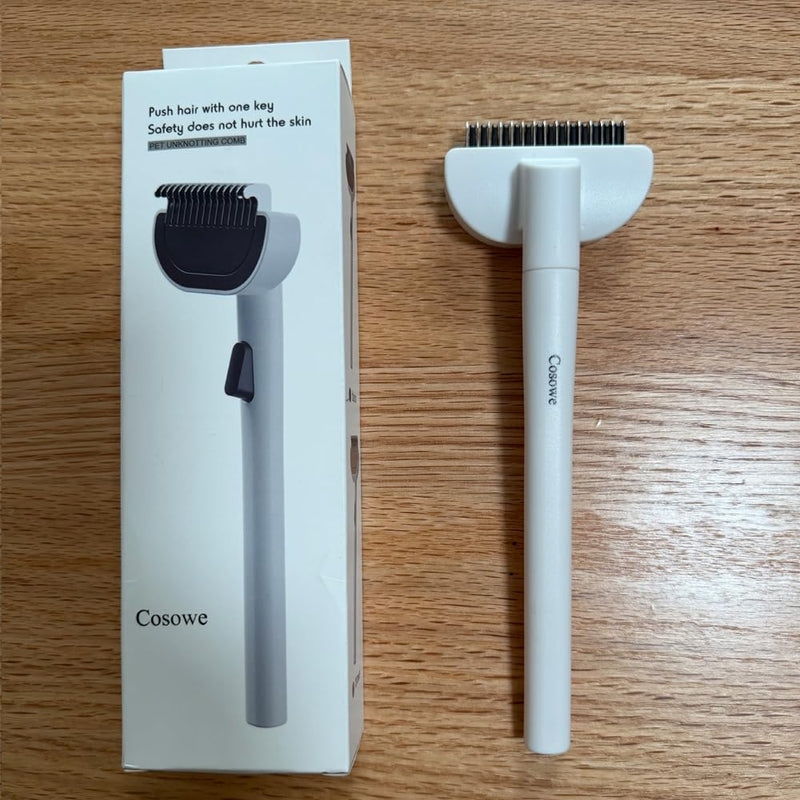 Cosowe Undercoat Shedding Brushes for Pets, Dogs, Cats, Grooming Comb for Long Hair, Dematting Comb, Deshedding & Dematting Tool, for Cats & Small/Medium Dogs - PawsPlanet Australia